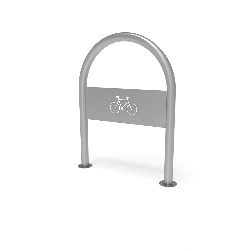 Mounted Stainless Steel Inverted U Bike Rack