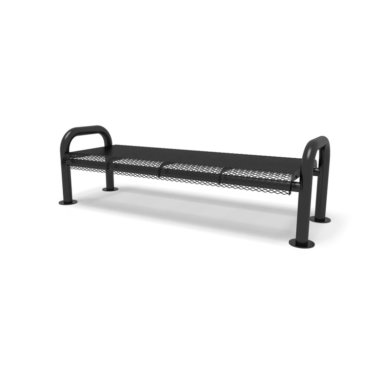 Contemporary Diamond Flat Outdoor Bench