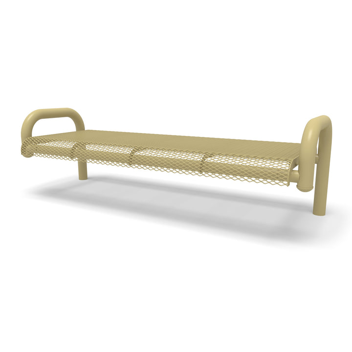 Contemporary Diamond Flat Inground Bench