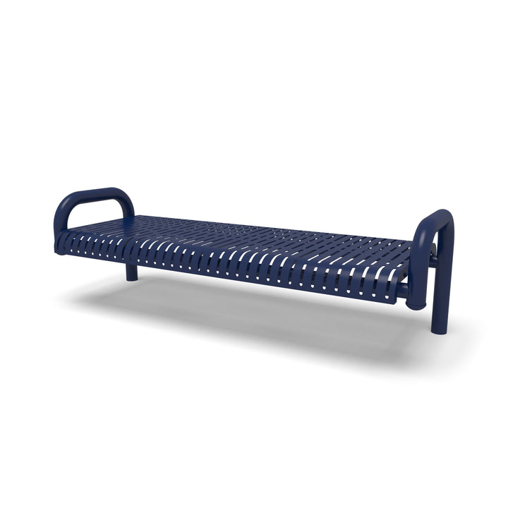 Contemporary Rib Flat Inground Bench
