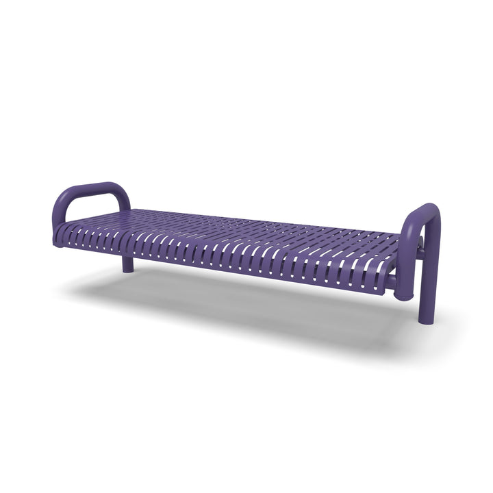 Contemporary Rib Flat Inground Bench