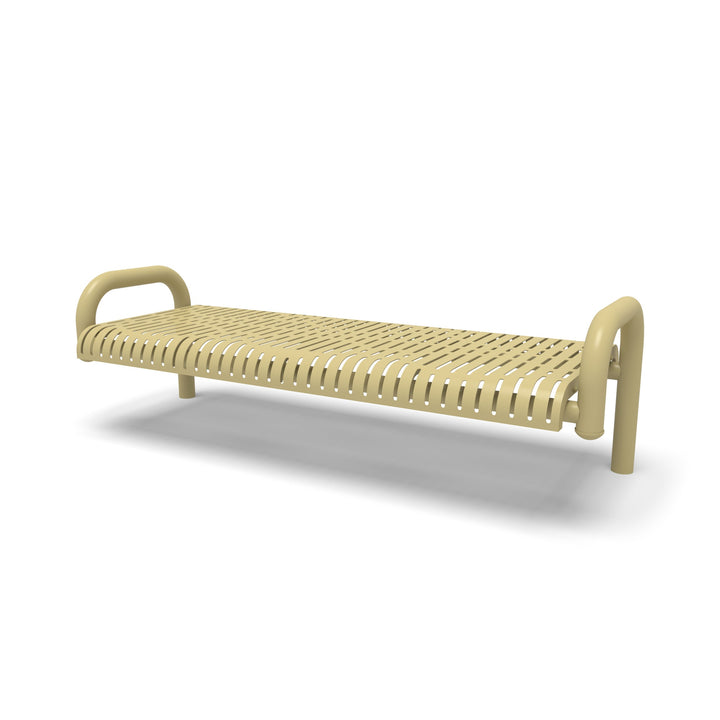 Contemporary Rib Flat Inground Bench