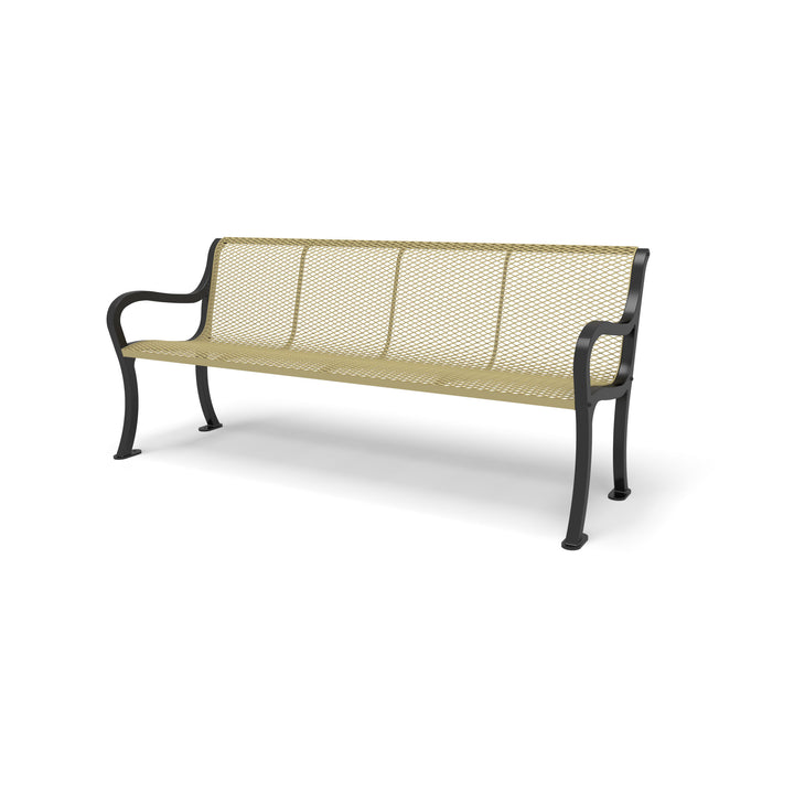 Courtyard Diamond Outdoor Bench