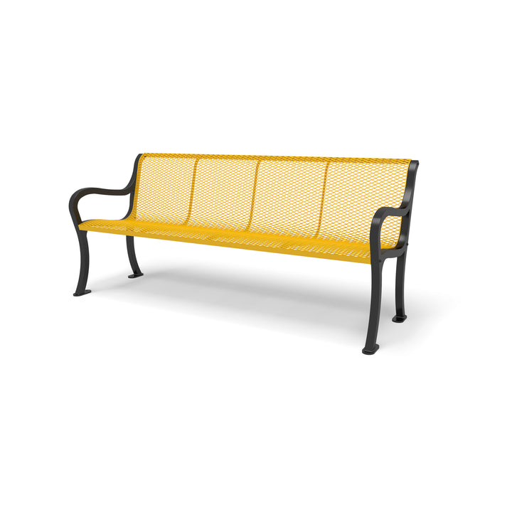 Courtyard Diamond Outdoor Bench