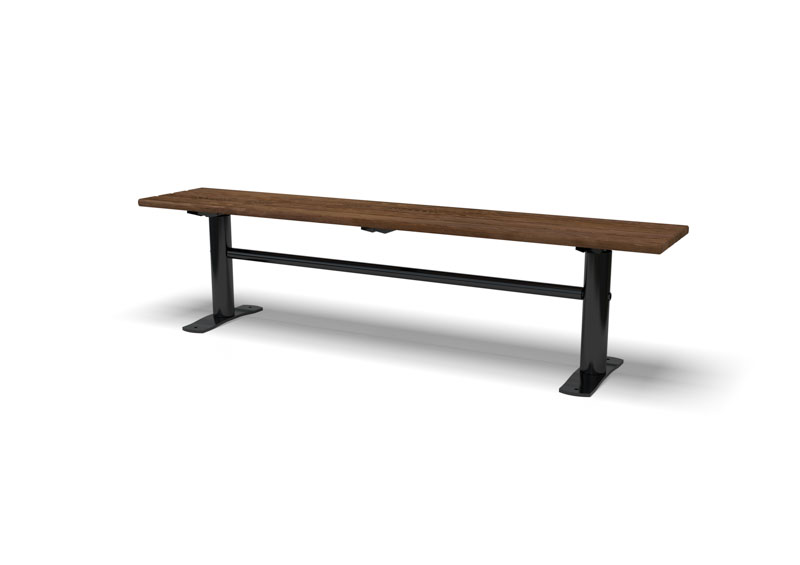 Mounted Fairmount Flat Bench