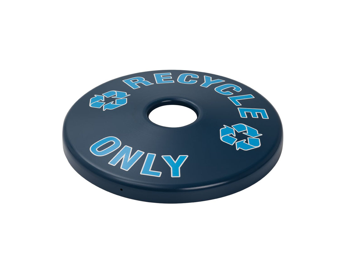 Recycle Flat Top Trash Receptacle Lid