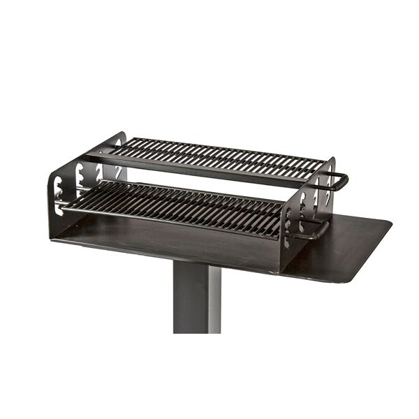 Dual Grate Signature Grill w/ Side Shelf