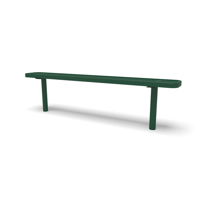 Inground Signature Perforated Flat Bench