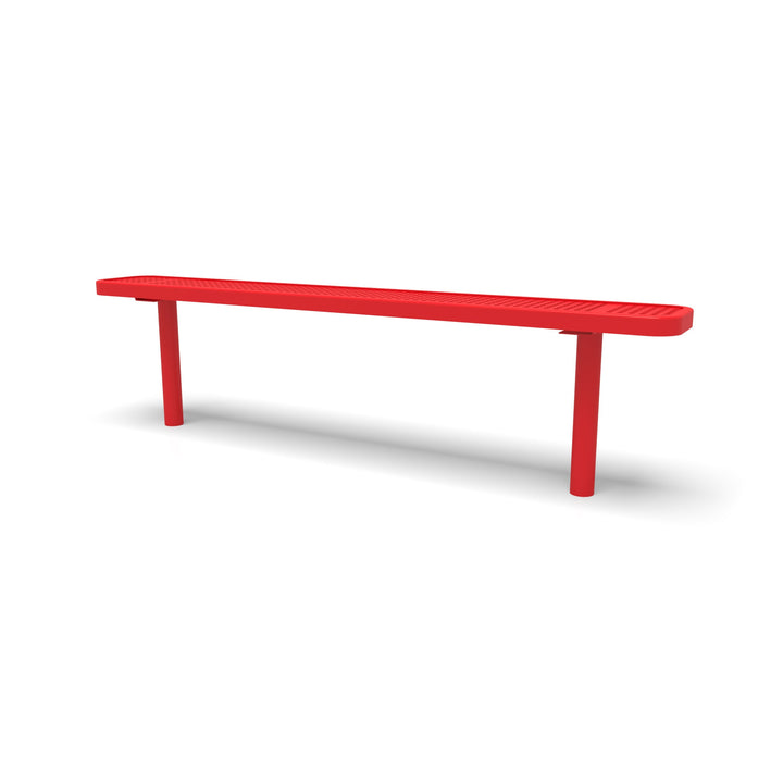Inground Signature Perforated Flat Bench