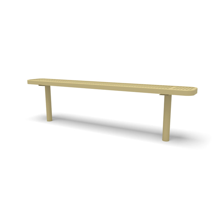 Inground Signature Perforated Flat Bench