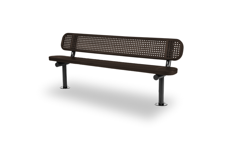 Mounted Signature Perforated Bench