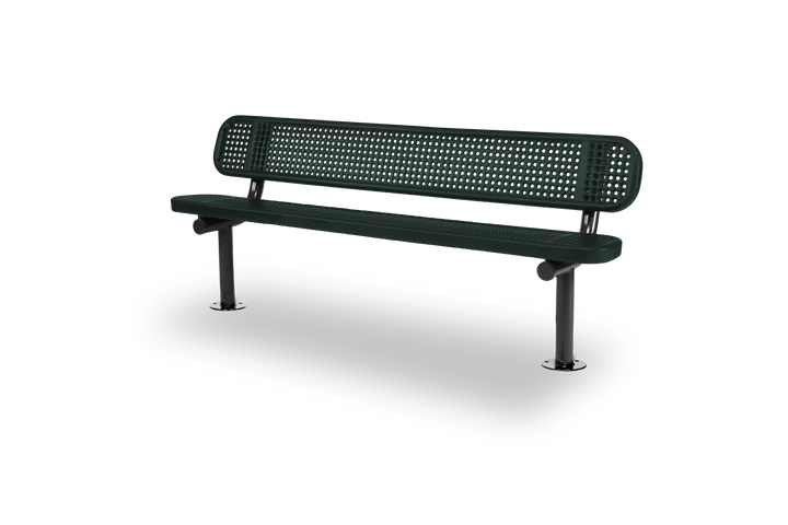 Mounted Signature Perforated Bench