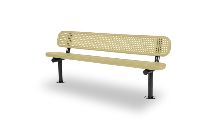 Mounted Signature Perforated Bench
