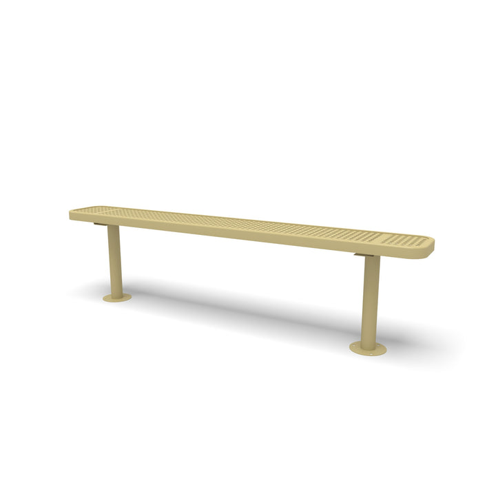 Mounted Signature Perforated Flat Bench