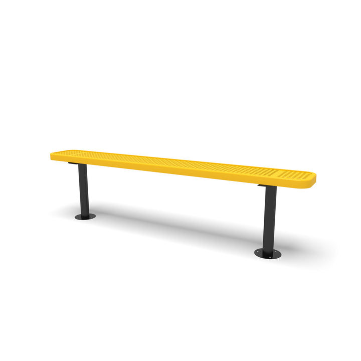 Mounted Signature Perforated Flat Bench