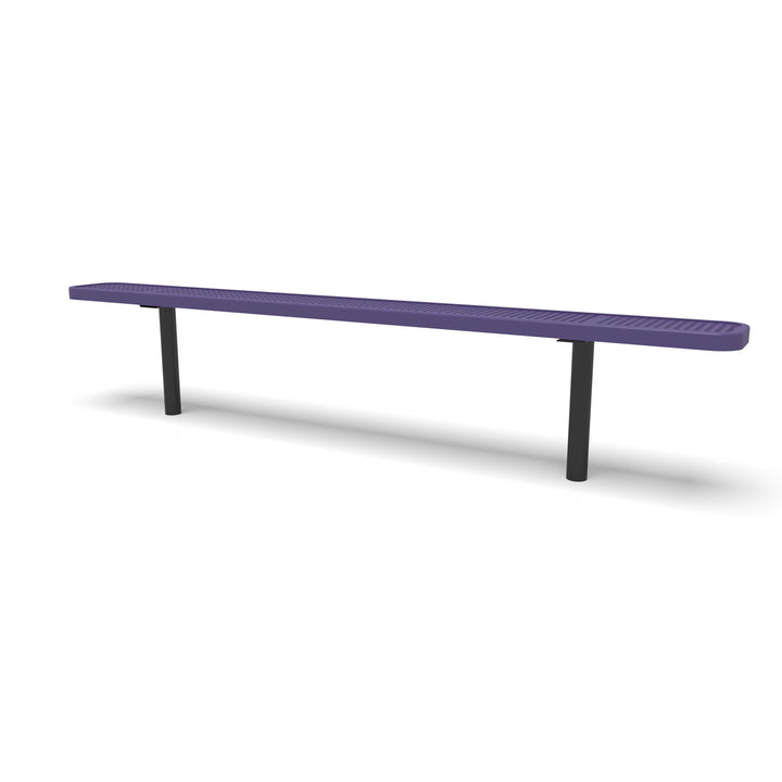 Inground Signature Perforated Flat Bench