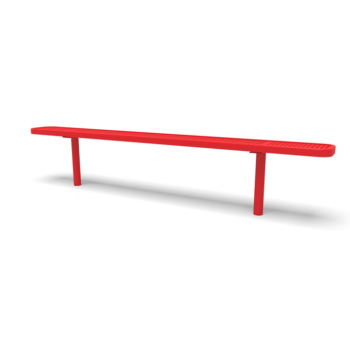Inground Signature Perforated Flat Bench