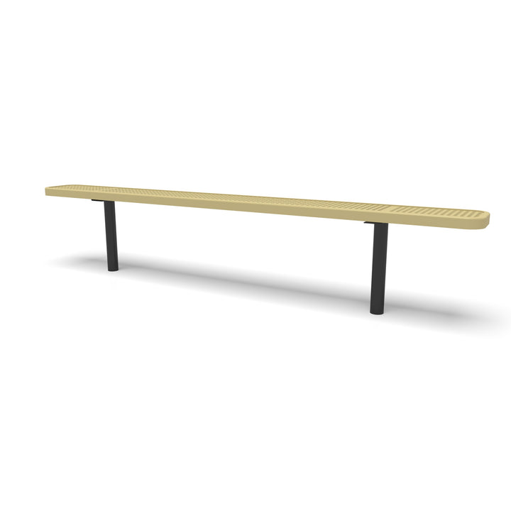 Inground Signature Perforated Flat Bench