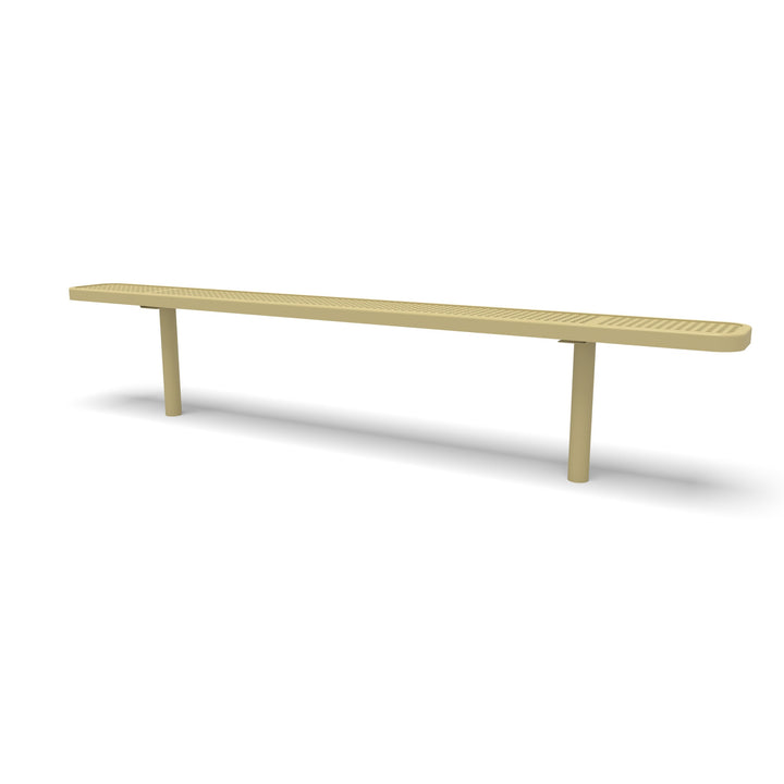 Inground Signature Perforated Flat Bench