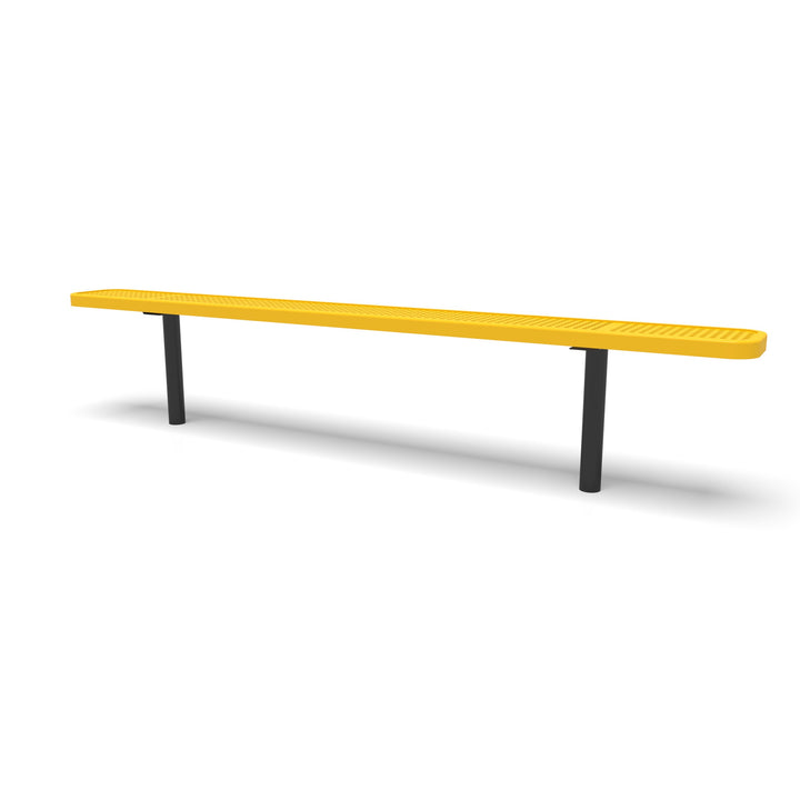 Inground Signature Perforated Flat Bench