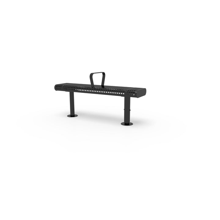 Mounted Transit Flat Bench w/ 1 Armrest