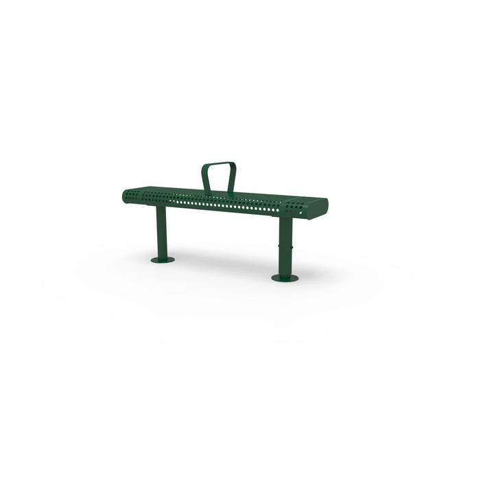 Mounted Transit Flat Bench w/ 1 Armrest