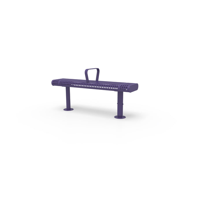Mounted Transit Flat Bench w/ 1 Armrest