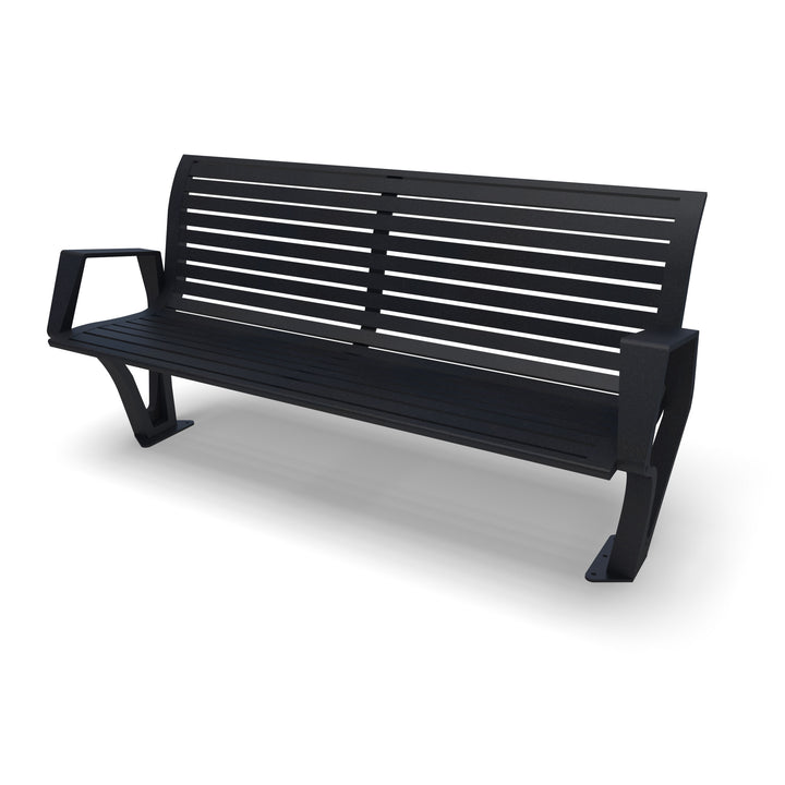 Mounted Woodridge Outdoor Bench
