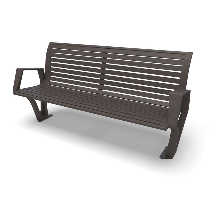 Mounted Woodridge Outdoor Bench