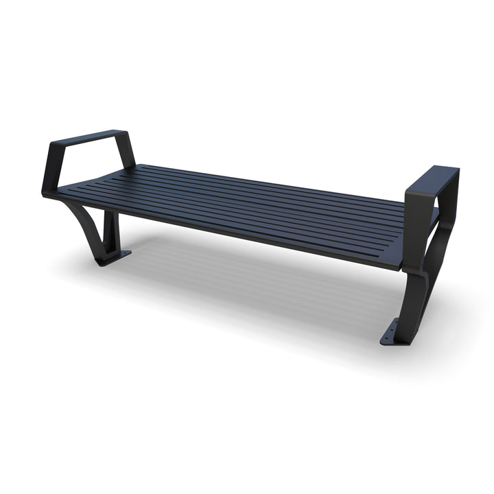 Mounted Woodridge Flat Outdoor Bench