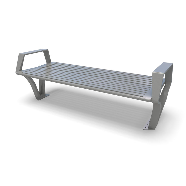 Mounted Woodridge Flat Outdoor Bench