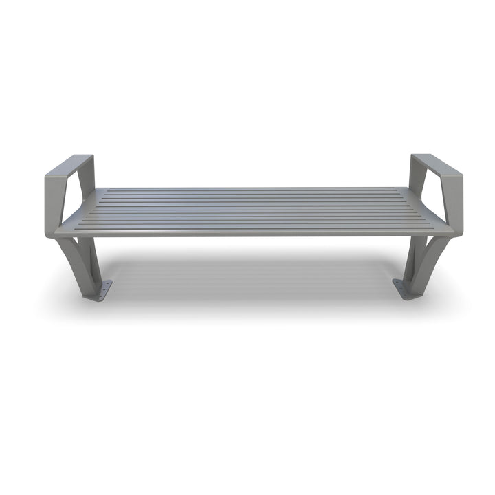 Mounted Woodridge Flat Outdoor Bench