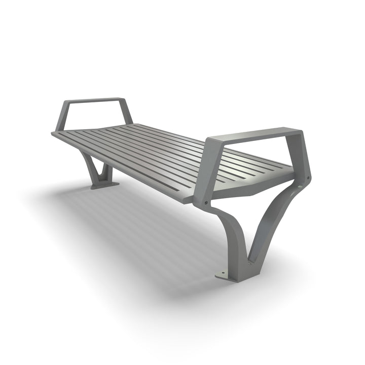 Mounted Woodridge Flat Outdoor Bench