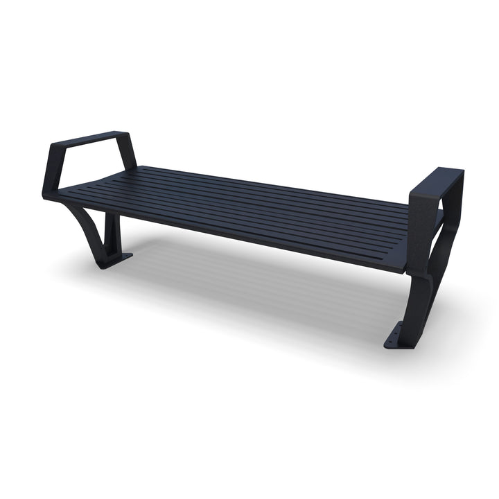 Mounted Woodridge Flat Outdoor Bench