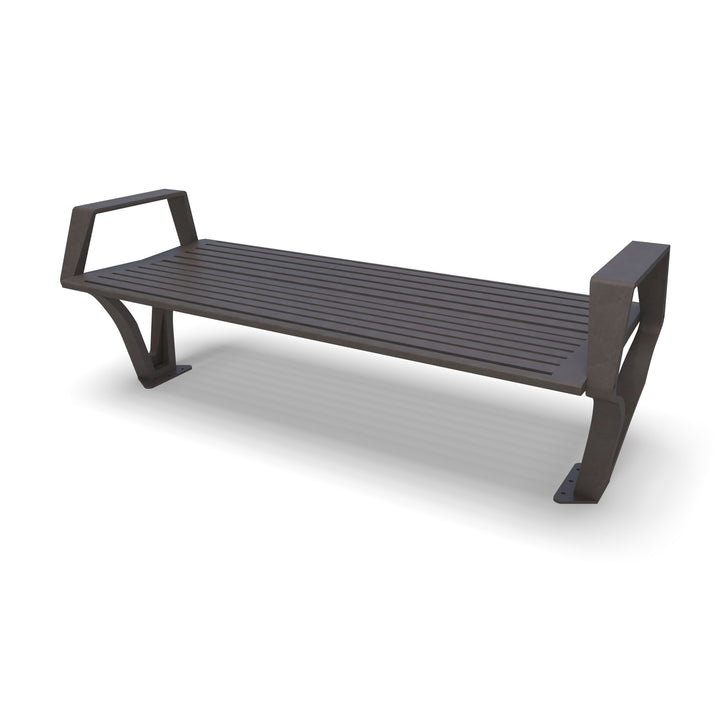 Mounted Woodridge Flat Outdoor Bench