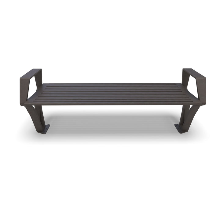Mounted Woodridge Flat Outdoor Bench