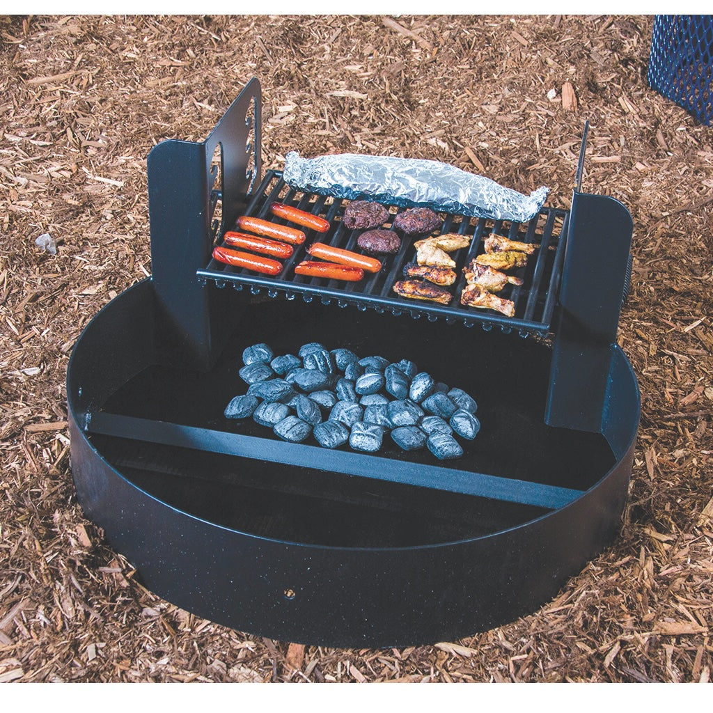 Fire Ring w/ Adjustable Grate
