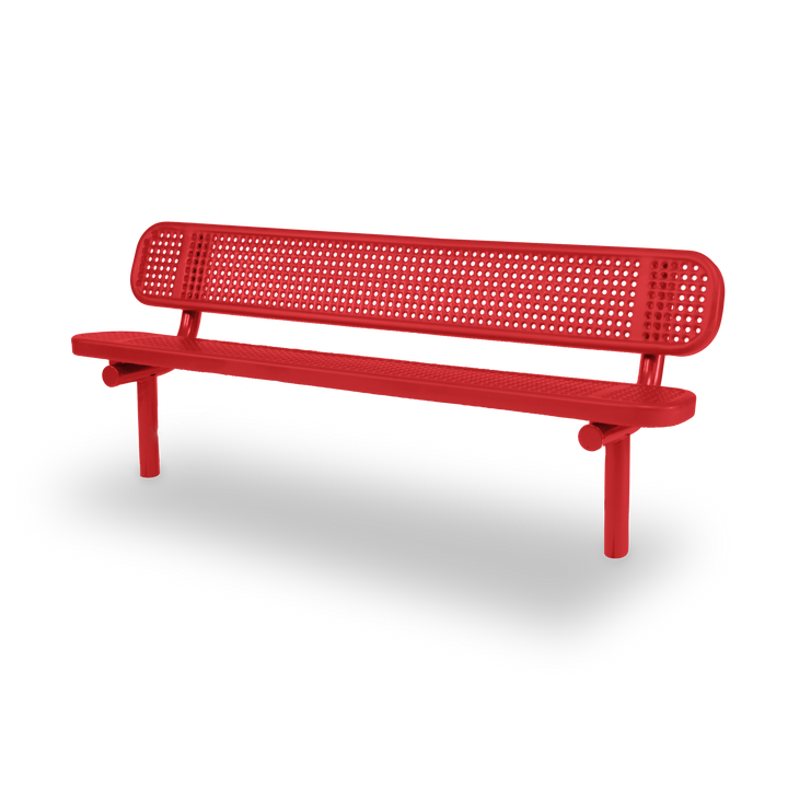 Inground Signature Perforated Bench