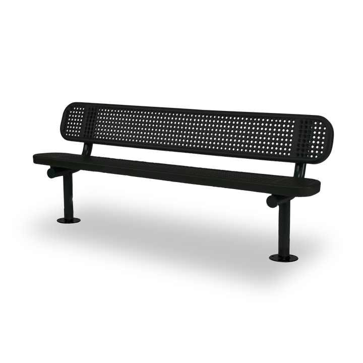 Mounted Signature Perforated Bench