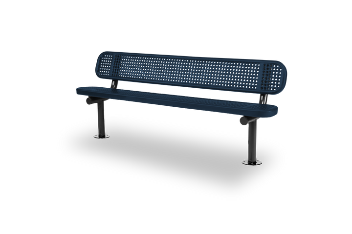 Mounted Signature Perforated Bench