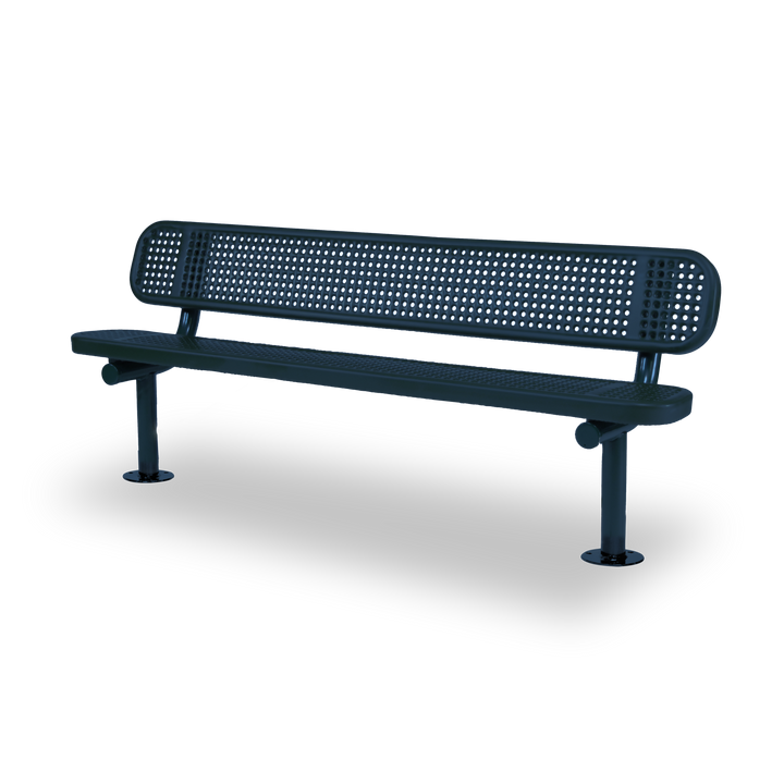 Mounted Signature Perforated Bench