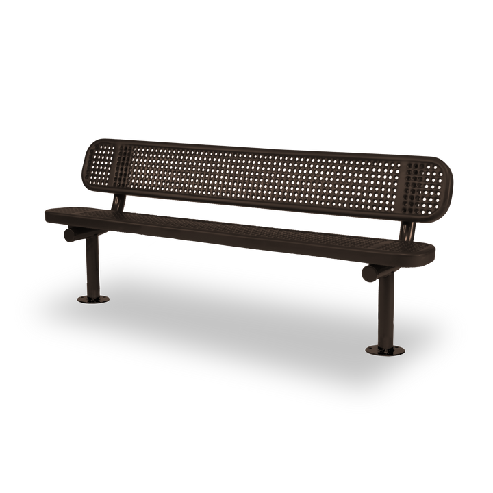 Mounted Signature Perforated Bench