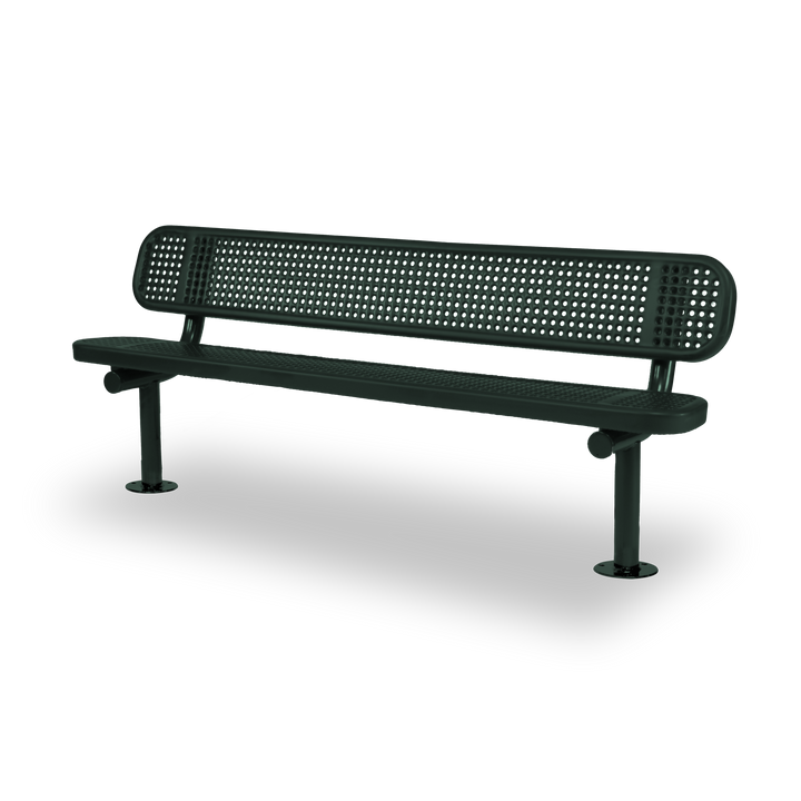 Mounted Signature Perforated Bench