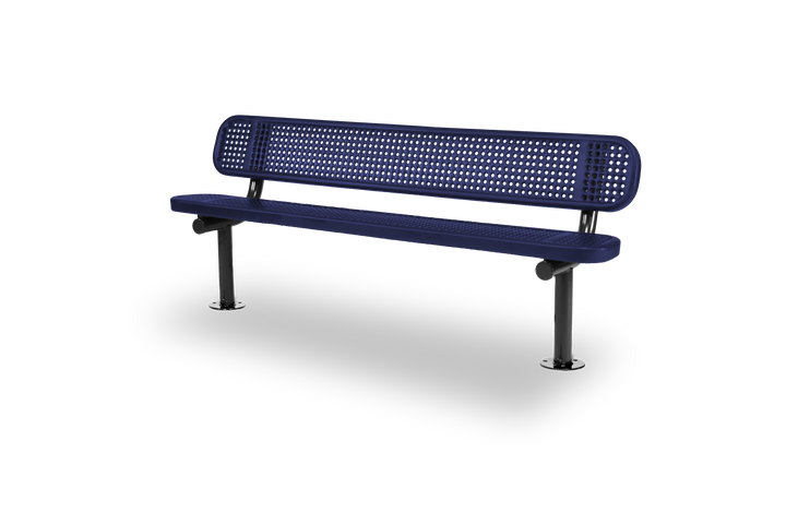 Mounted Signature Perforated Bench