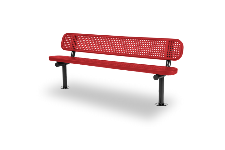 Mounted Signature Perforated Bench