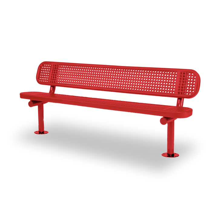 Mounted Signature Perforated Bench