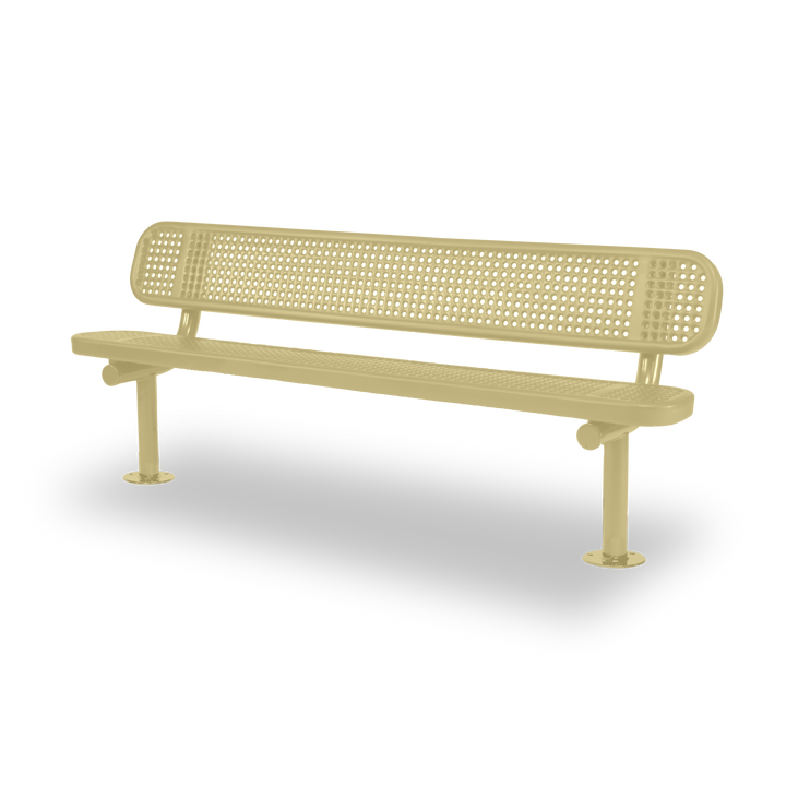 Mounted Signature Perforated Bench
