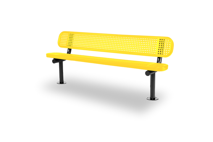Mounted Signature Perforated Bench