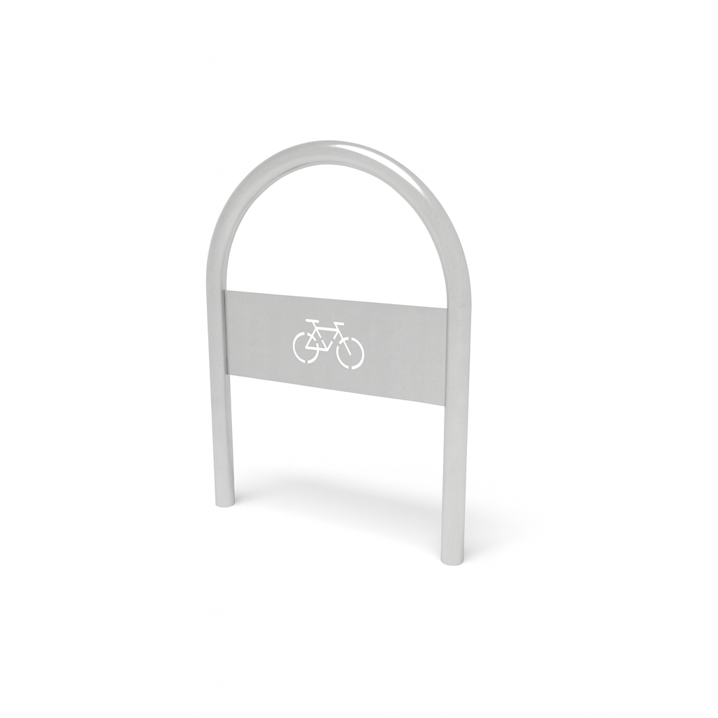 Intersection Bike Rack Inground Stainless Steel Inverted U Bike Rack