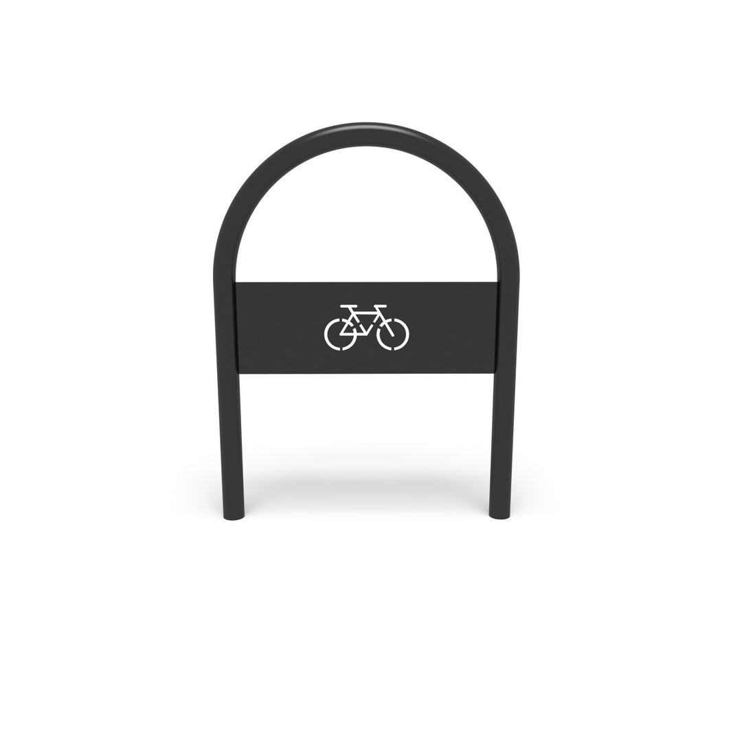 Inground Inverted U Bike Rack